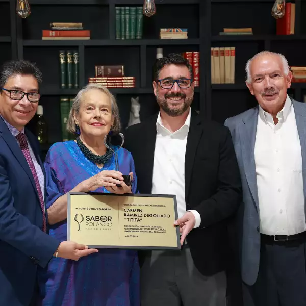 Enrique Martínez Gasca , Titita,  Miguel Aguiñiga y Alejandro 