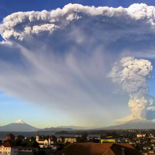 Volcán, Calbuco, Chile, erupción 6