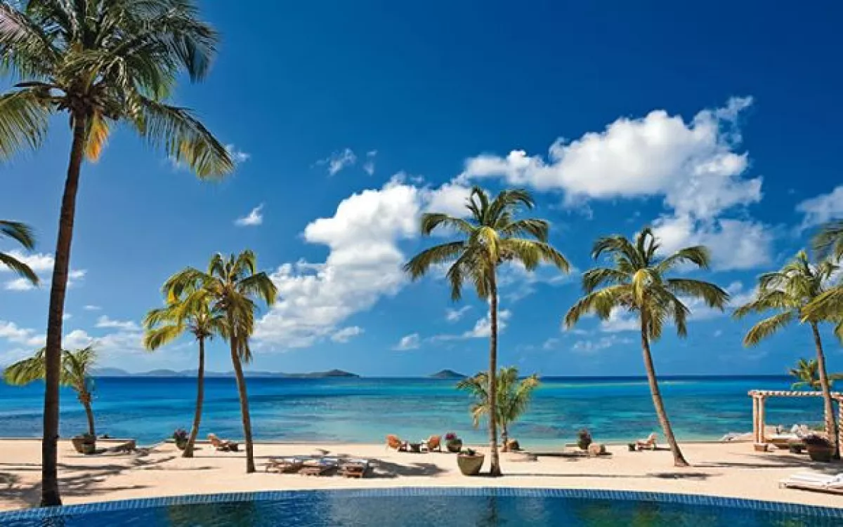 ORÍGENES DE ALCURNIA. Lawrence S. Rockefeller promovió a Virgin Gorda como un destino de lujo.