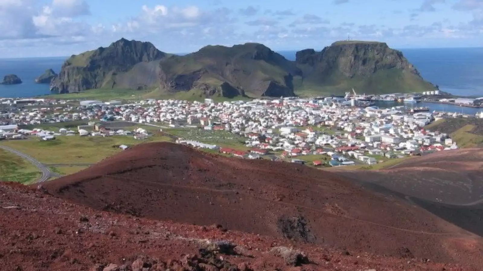 volcan Eldfell Islandia