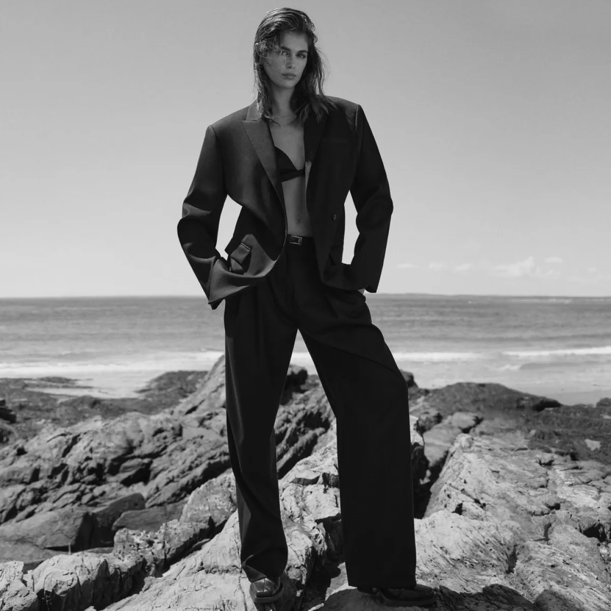 Kaia Gerber colabora con Zara. 