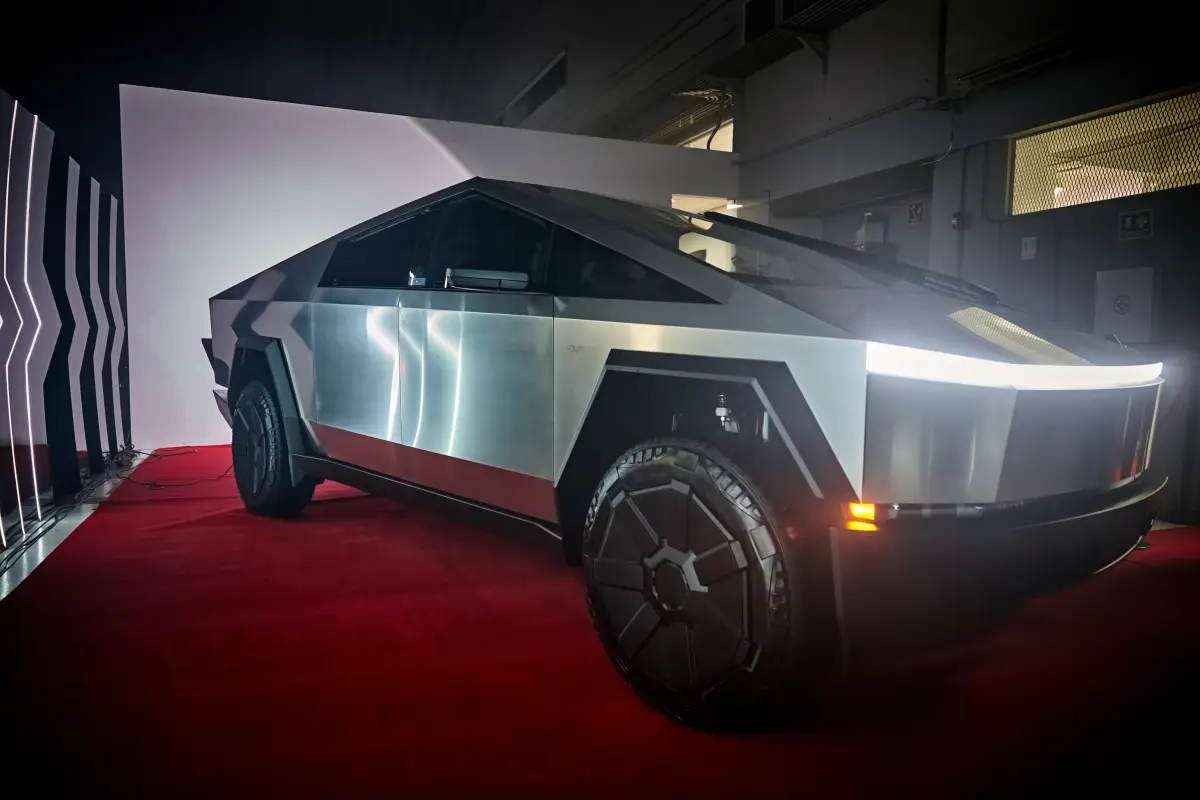 La cybertruck de Tesla llega a México