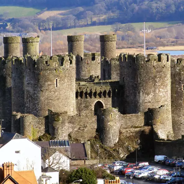 No hay manera de que llegues al majestuoso Castillo de Conwy y no te quedes impresionado. Al igual que muchos otros, el paisaje que lo rodea es insuperable.