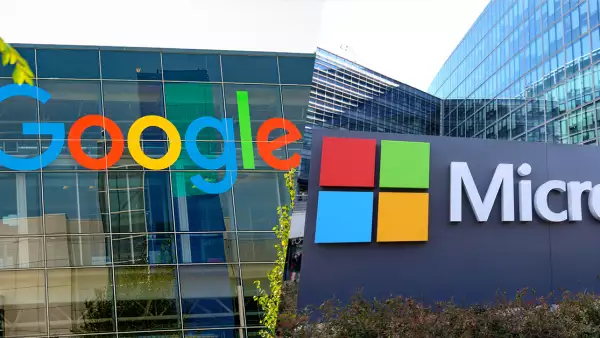 Oficinas de google y de Microsoft