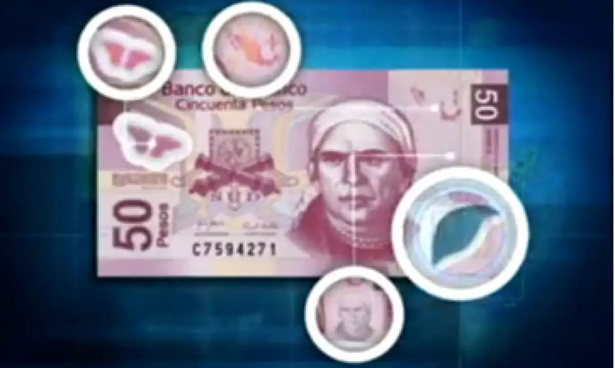 Banxico aseguró que hay una una mayor conciencia por parte de los mexicanos de revisar los billetes. (Foto tomada de banxico.org.mx)