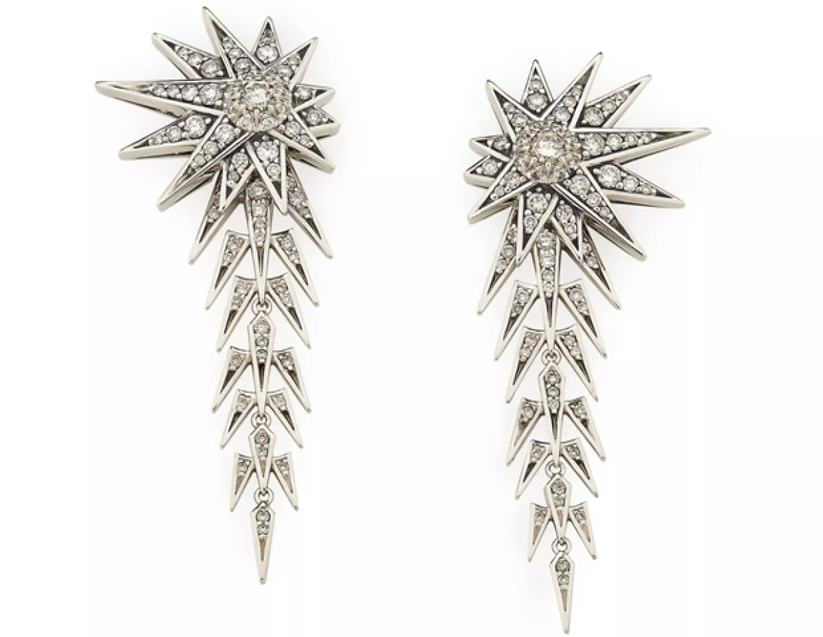 Aretes de la colección Genesis, inspirados en el cometa Halley.