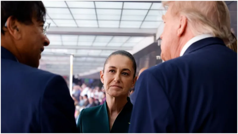 En la imagen, la presidenta Claudia Sheinbaum y su homólogo Donald Trump.