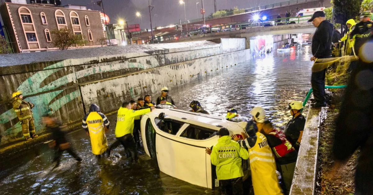 Lluvias e inundaciones en CDMX abren debate sobre reabrir Río de la Piedad