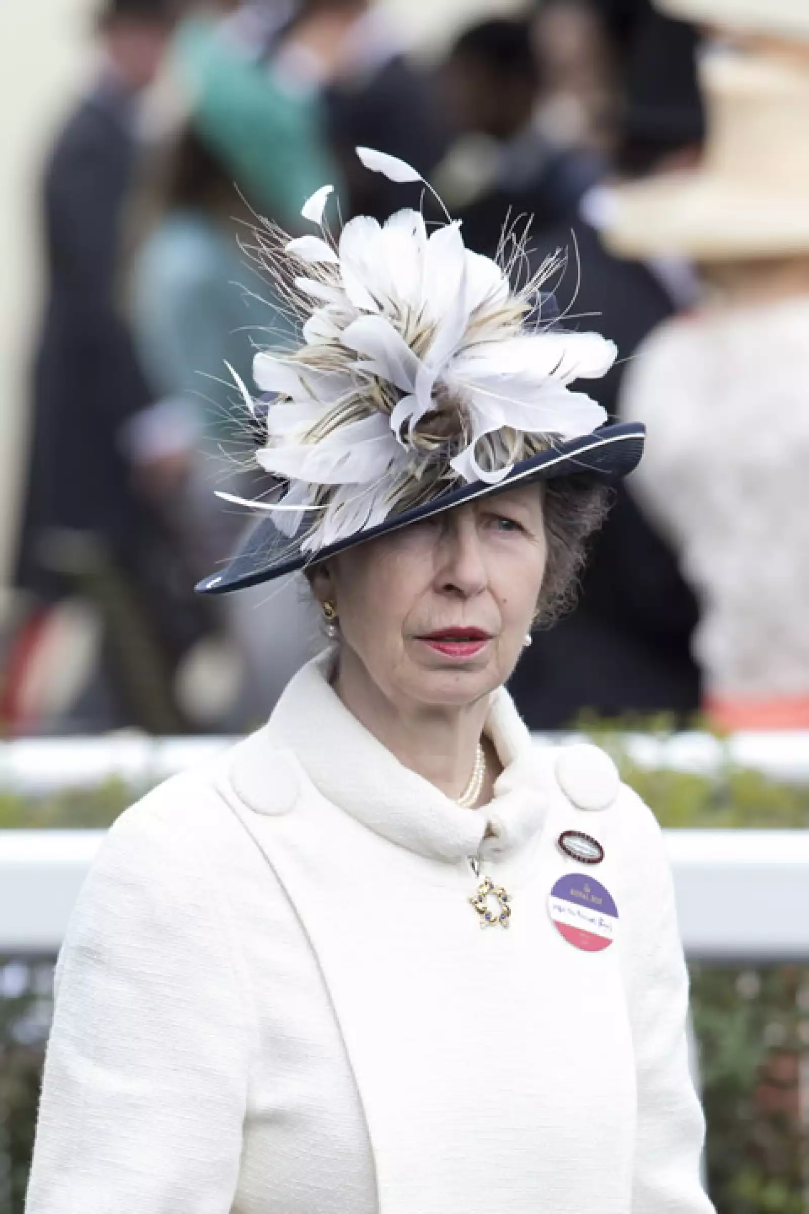 Ana, princesa real, también atendió al primer día de Royal Ascot.