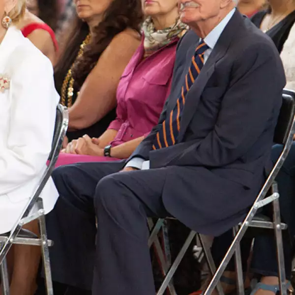 Perla Ealy, Eva A. de Mahbub y Victor M. Mahbub