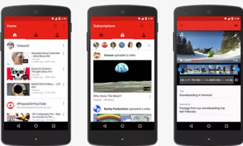 La plataforma móvil ha resultado ser un éxito para YouTube. (Foto: YouTube)