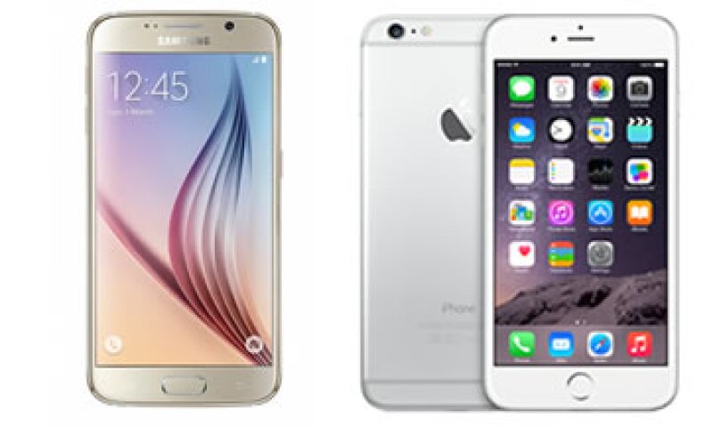 El precio inicial del Galaxy S6 (izq) será de 781 dólares. (Foto: Especial )
