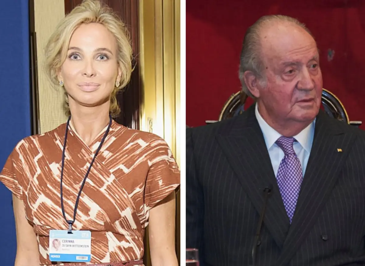 Corinna Larsen y Juan Carlos de España