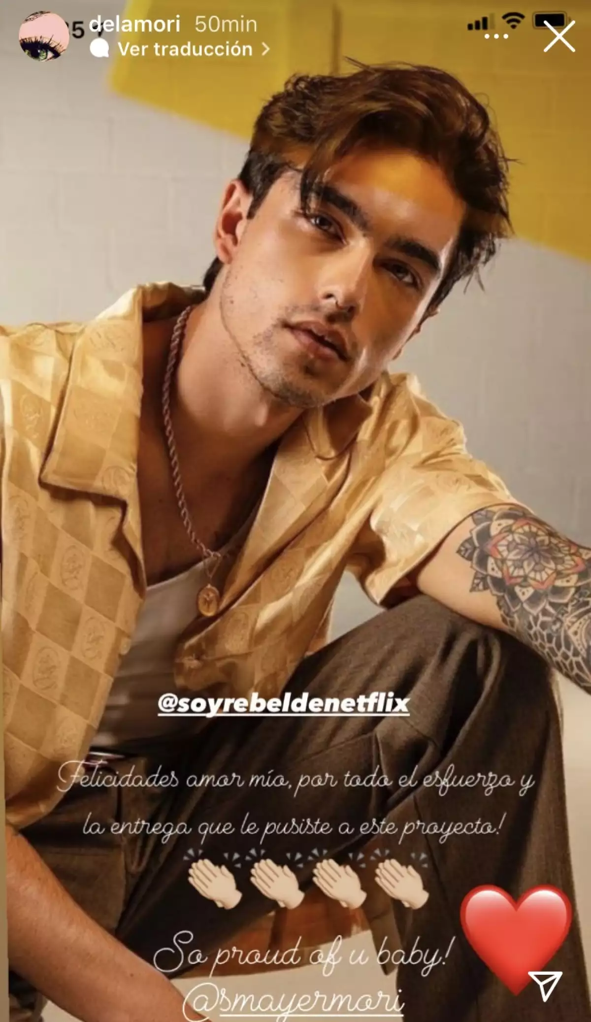 El mensaje de Bárbara  Mori a su hijo