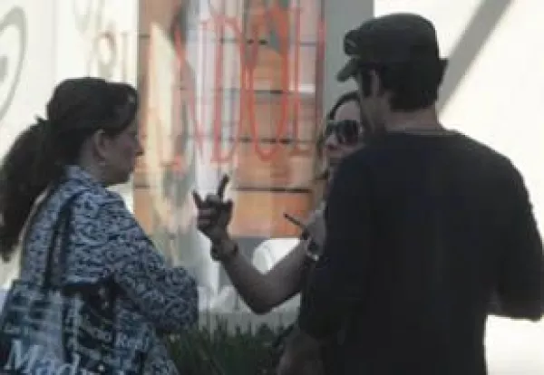 La pareja pasa por un buen momento, y se nota en su buen humor.