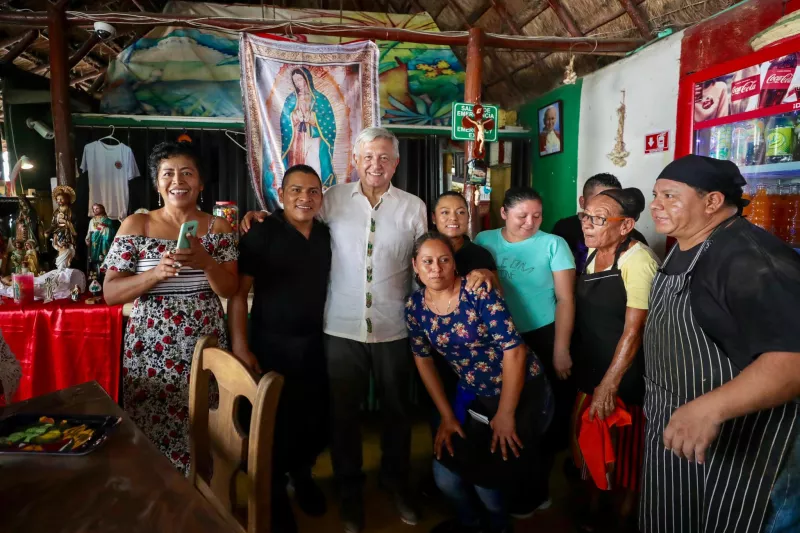 Andrés Manuel López Obrador, presidente de México 