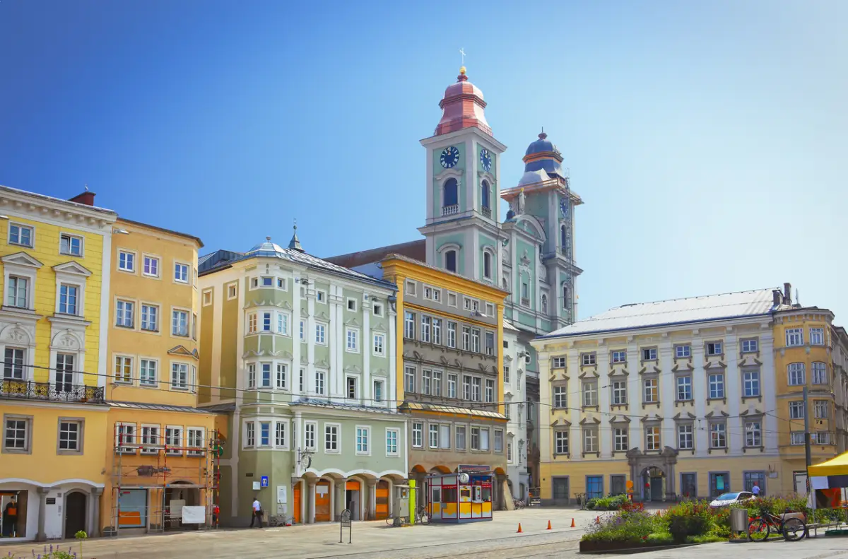 main square in Linz