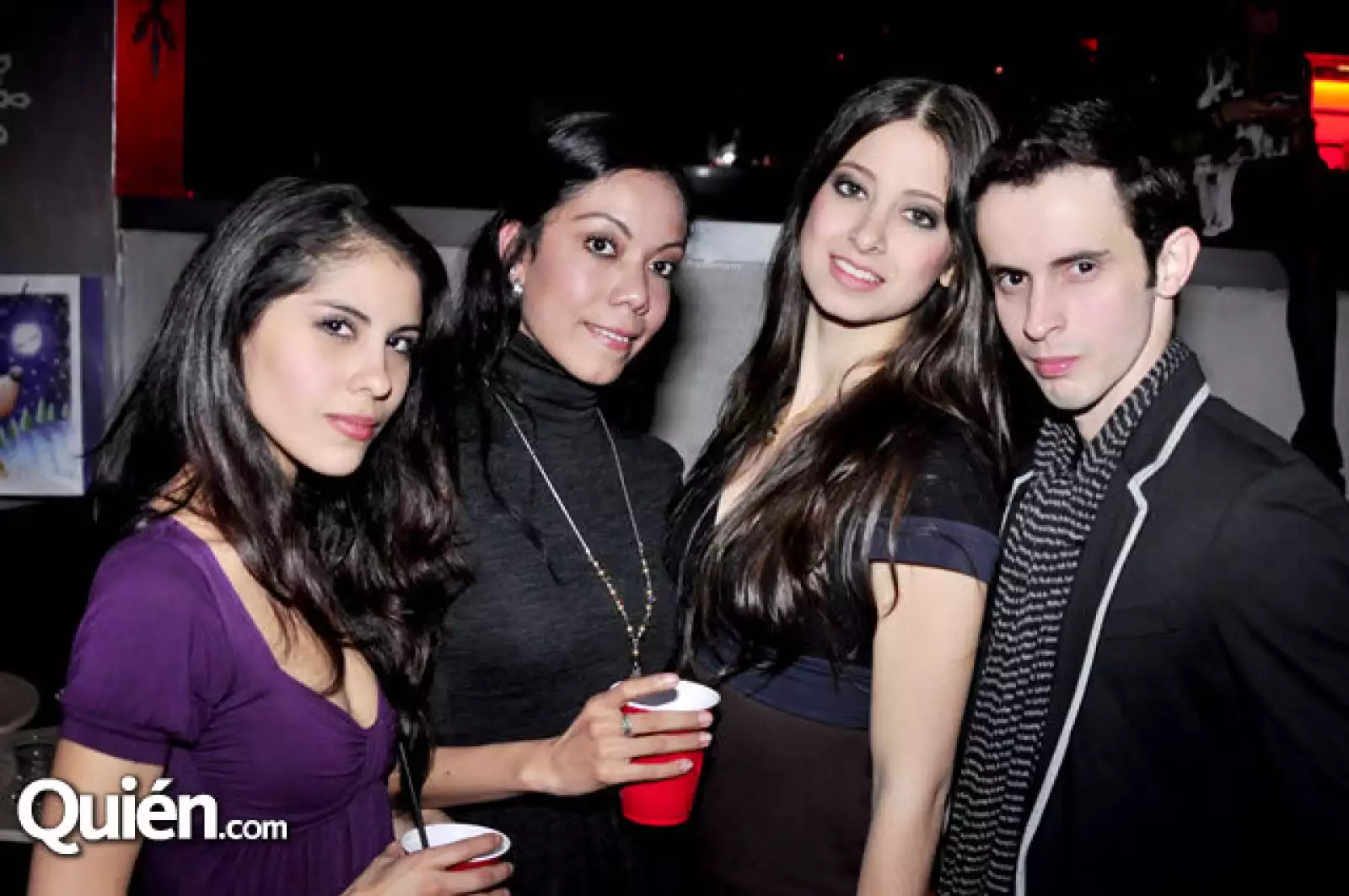 Valeria Gaona,Flor Castañeda,María Martha García y Luis Ledezma