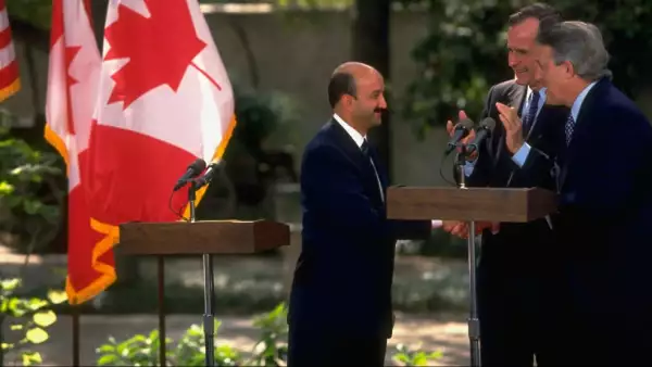 George Bush And NAFTA Leaders