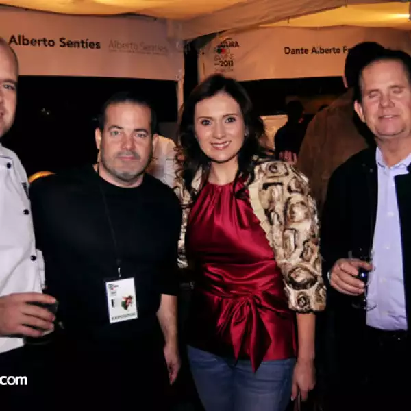 Chef Alfredo Villanueva,Chef Alberto Sentiíes,Vanessa Bermudez y Roberto Zambrano