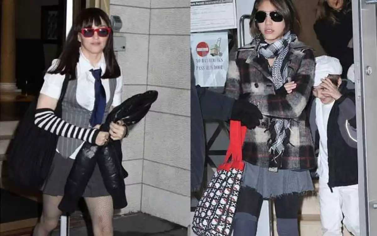 Madonna eligió del clóset de Lourdes las prendas ideales para su disfraz.