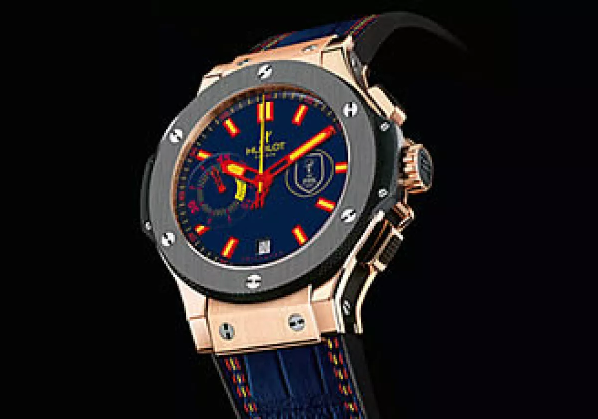 Una pieza que conmemora el triunfo de España en la reciente Copa del Mundo. (Foto: Cortesía Hublot)