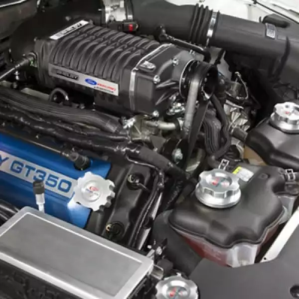 El GT350 tendrá un kit de acondicionamiento mecánico, suspensión mejorada, frenos de alto rendimiento, rines de 19 pulgadas entre otras cosas. Su costo oscilará los 65,000 dólares.