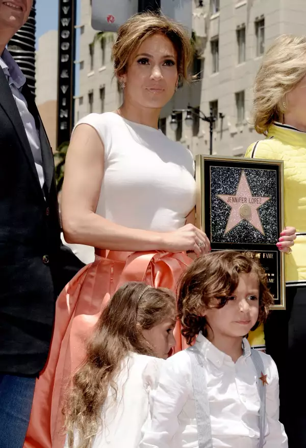 Jennifer Lopez Honored On The Hollywood Walk Of Fame