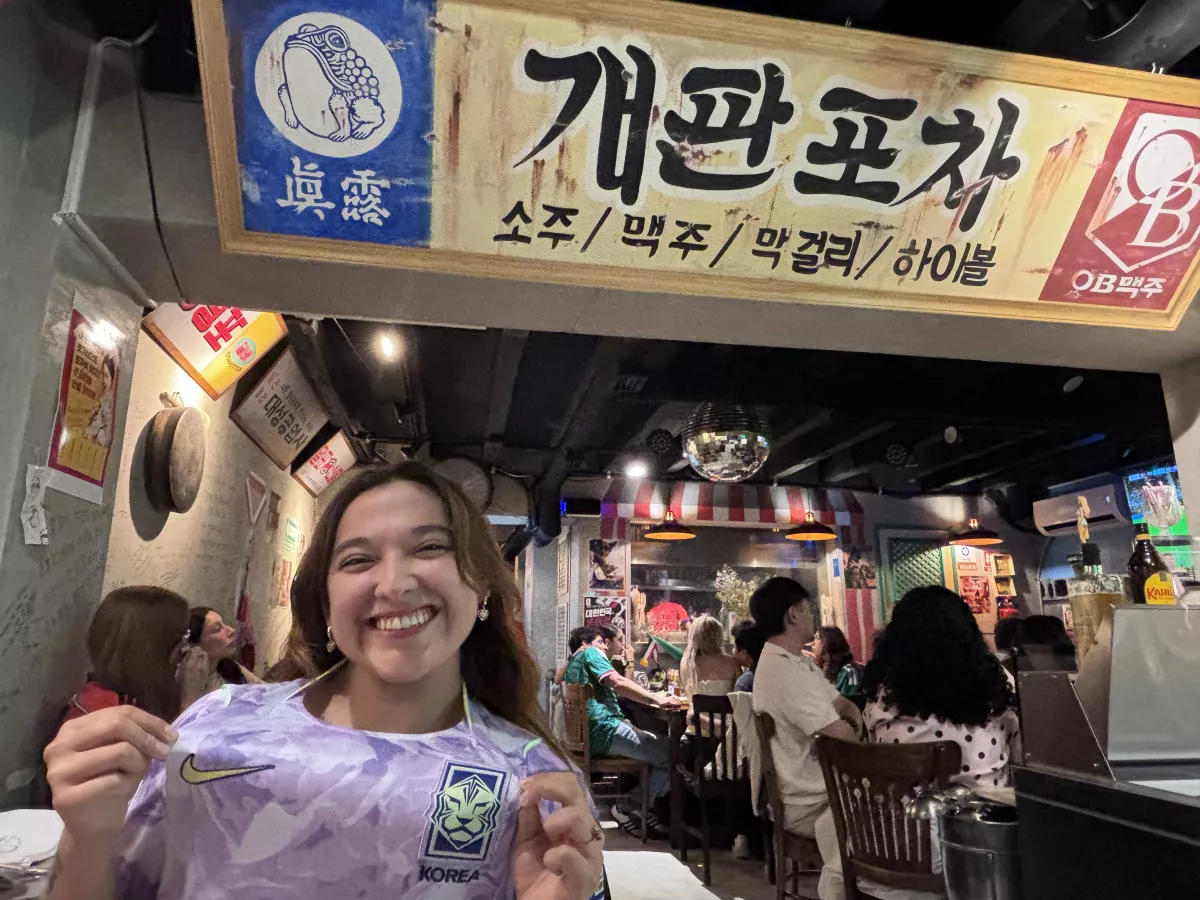 Mexicana fan de Corea del Sur