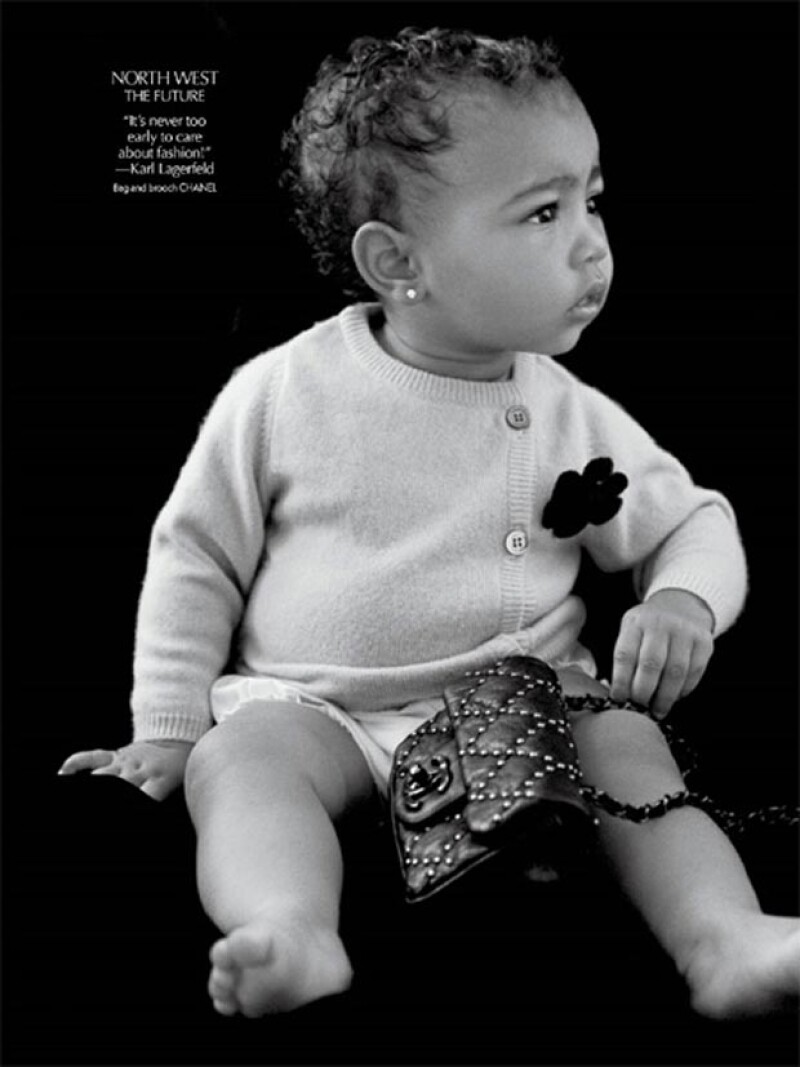 A su corta edad North West luce las firmas más reconocidas.