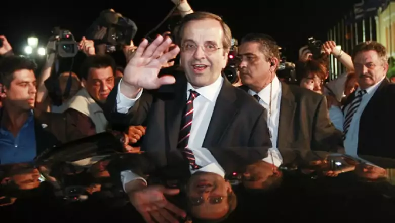 El dirigente de Nueva Democracia, Antonis Samaras, dijo que su principal prioridad es seguir con el euro, pero que se deben renegociar algunos términos del rescate.