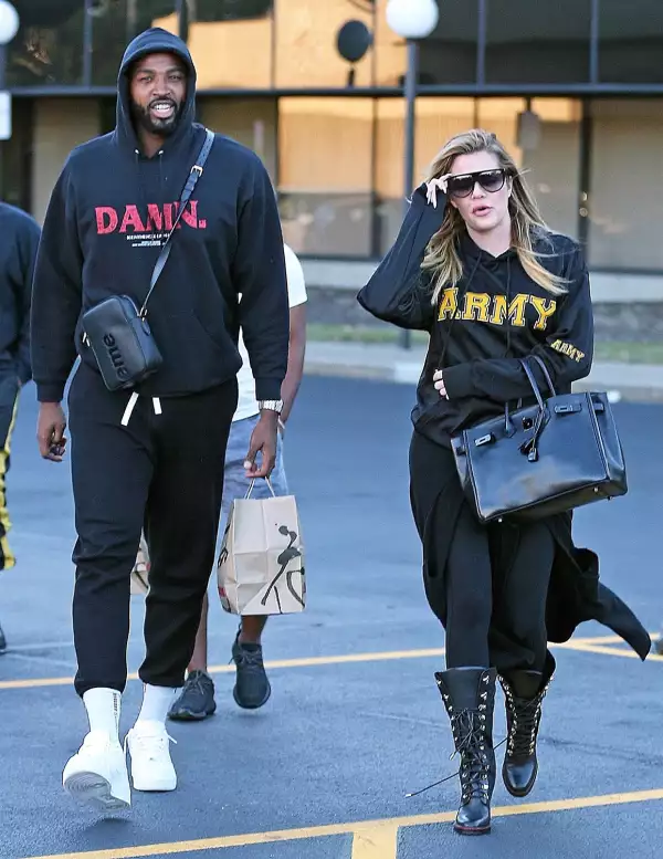 Khloé Kardashian y su novio Tristan Thompson