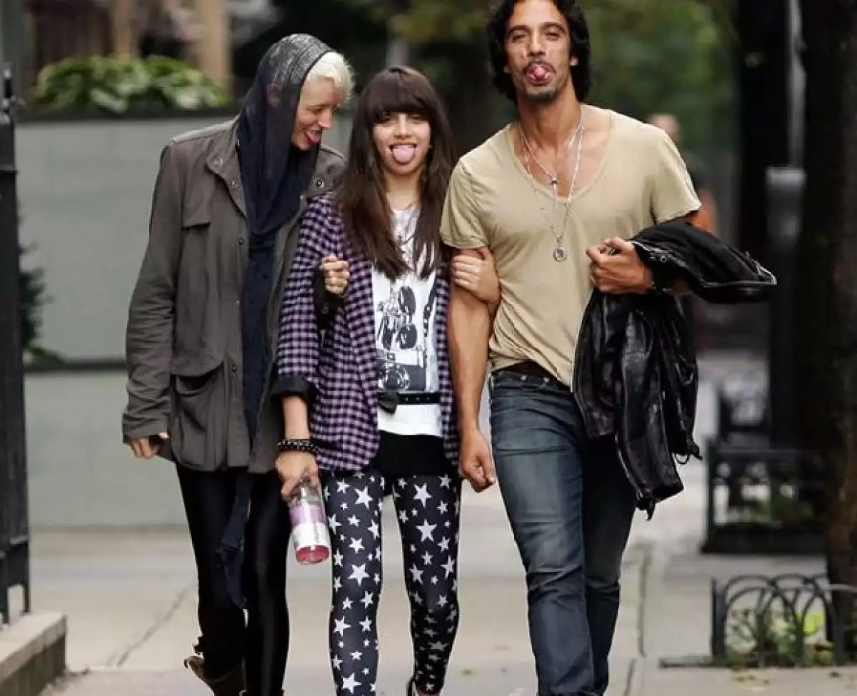 madonna y lourdes leon y padre