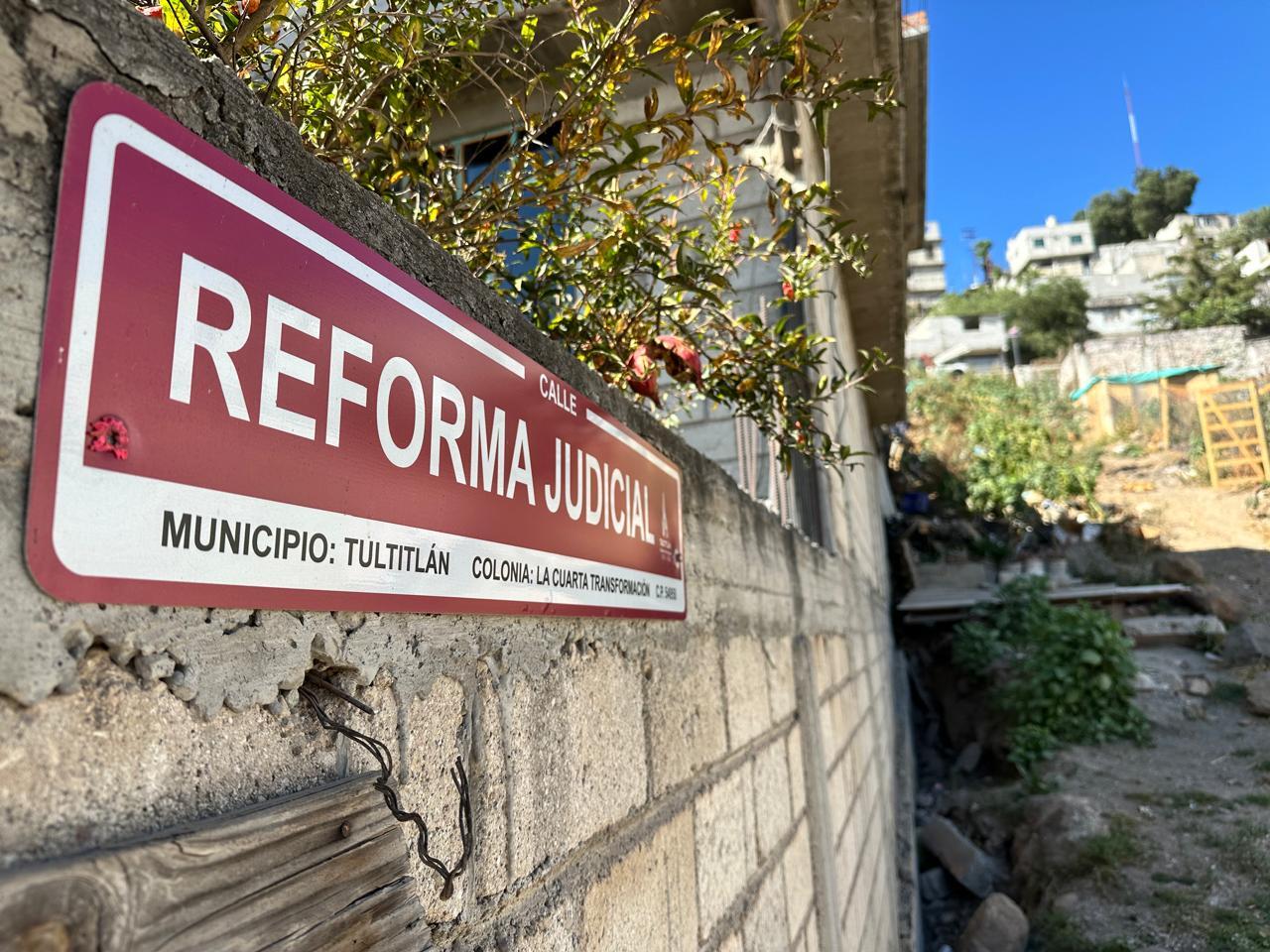 Judge stops change of name of the colony "Fourth transformation" in Edomex Judge stops change of name of the colony "Fourth transformation" in Edomex