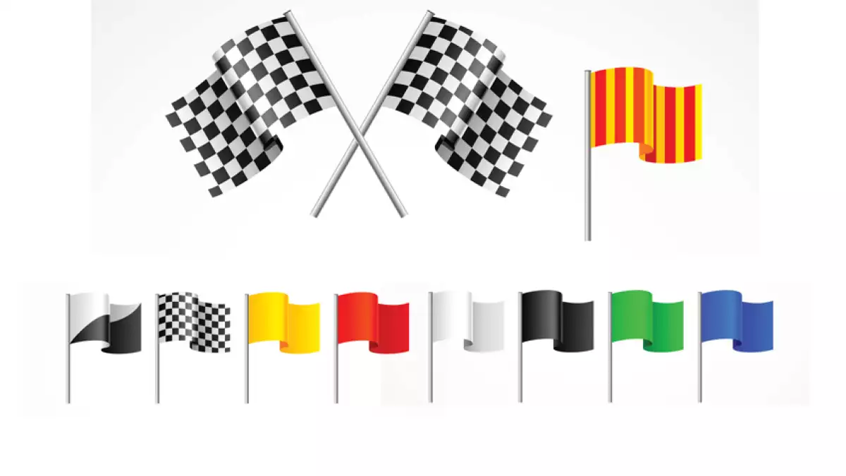 Las banderas son las encargadas de dar avisos a los pilotos.