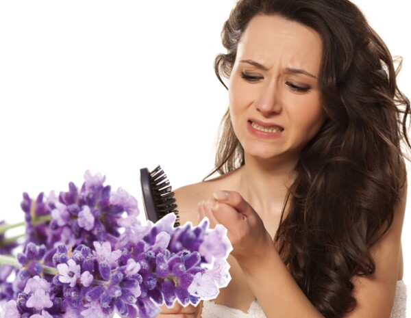 La lavanda puede previr la caída del pelo.