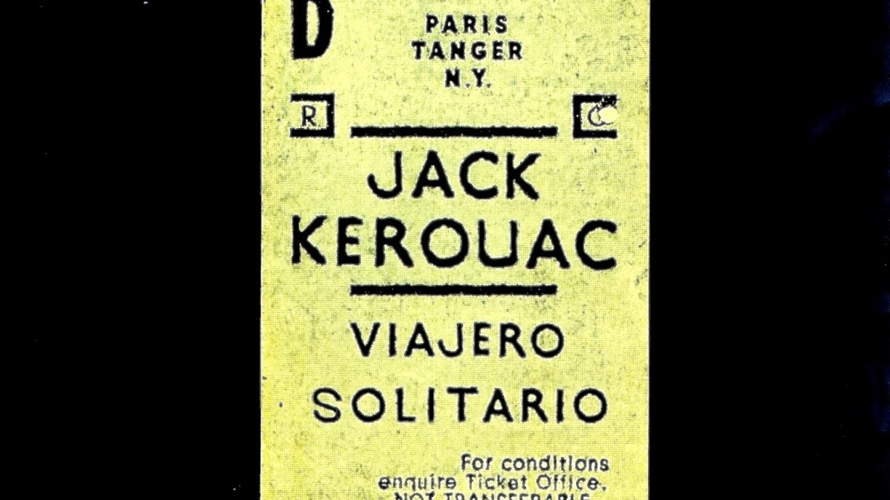 Viajero solitario, de Jack Kerouac.
