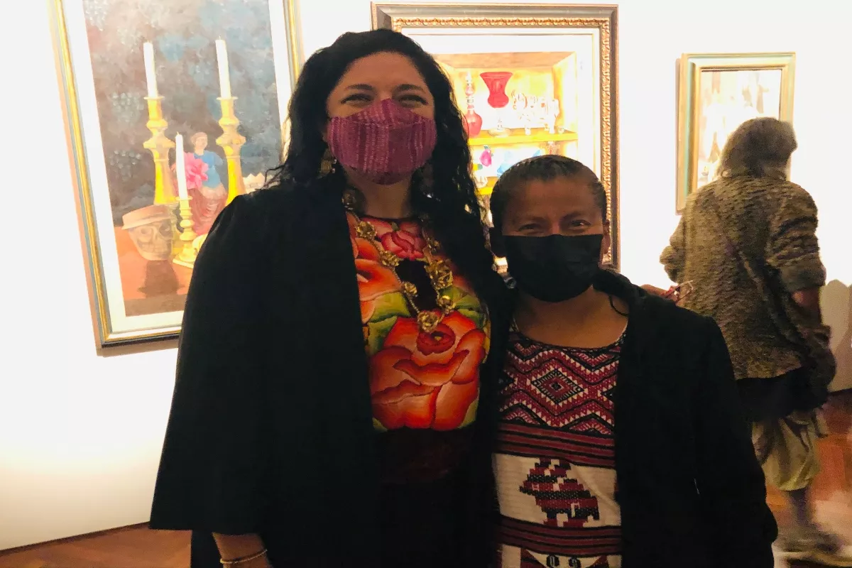 Alejandra Frausto e Irma Juan Carlos 