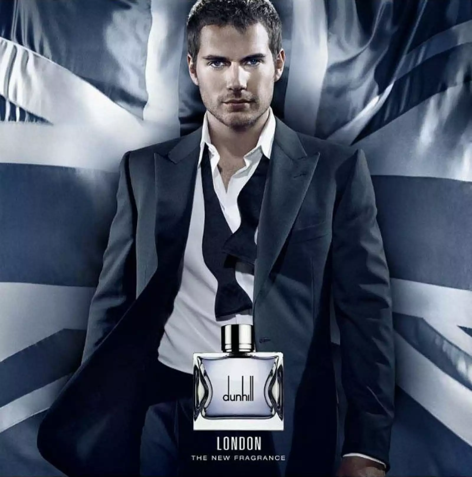 El actor también fue imagen de la fragancia Dunhill.
