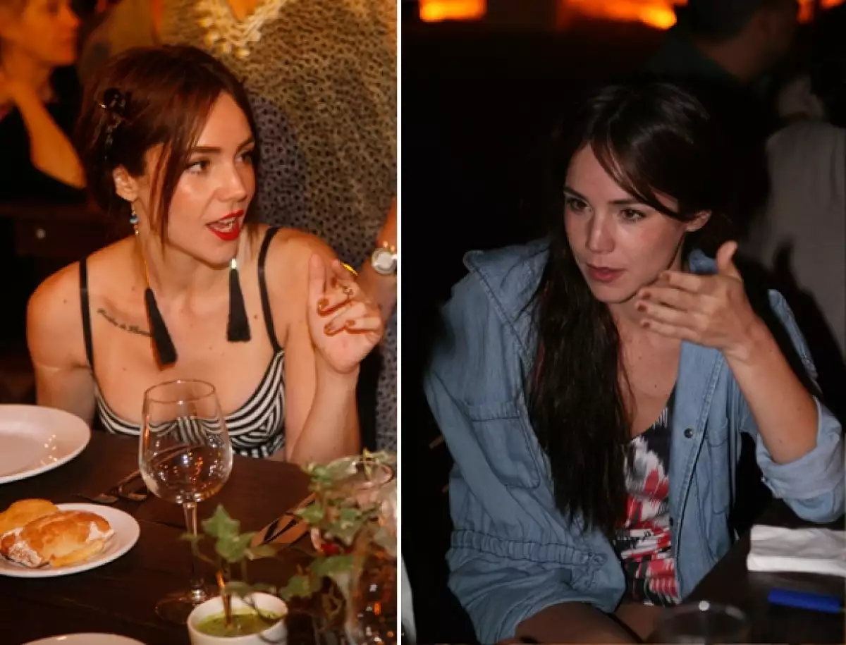 Durante las cenas y proyecciones del festival Camila lució guapísima platicando con algunos de los asistentes.