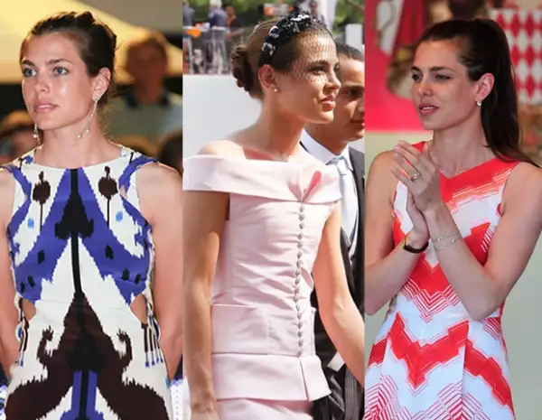 Carlota heredo las finas facciones de su abuela Grace Kelly.