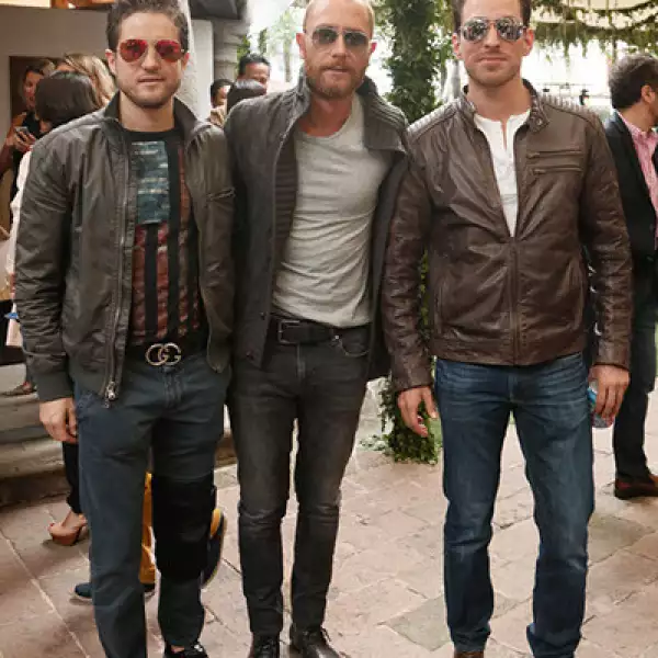 Diego Buenfil, Giovanny Cerritelli y Julio Azcárraga