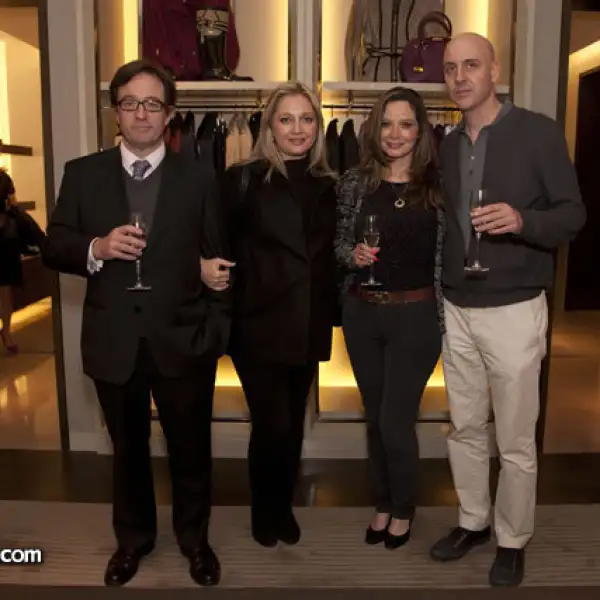 Alfonso Navarro, Margarita y Marisol Adalid y Patrick Charpenel