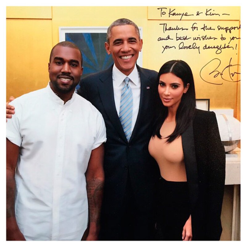 La foto con Barack Obama incluso estuvo firmada por él.