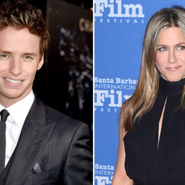 El nominado al Oscar, Eddie Redmayne literalmente acosó a Jennifer Aniston en una fiesta. La actriz al darse cuenta se le acercó y por fin él pudo conocerla.