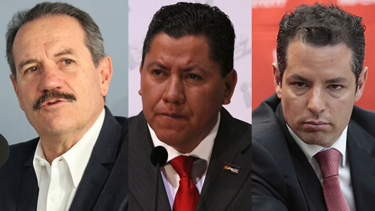 Juan Bueno, David Monreal y Alejandro Murat, los tres políticos que más riqueza tienen.