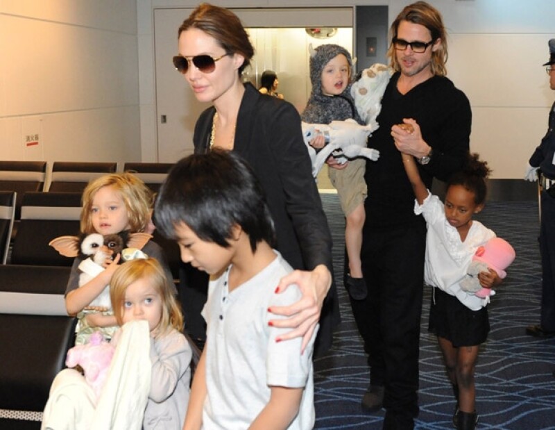 La familia Jolie-Pitt es una de las más populares de Hollywood.
