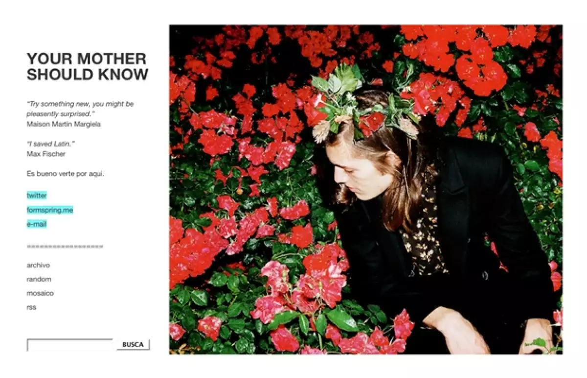 Una de las imágenes muy cool del blog Your Mother Should Know.