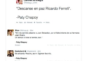 Muchos usuarios en Twitter bromearon sobre el error de Pati Chapoy.