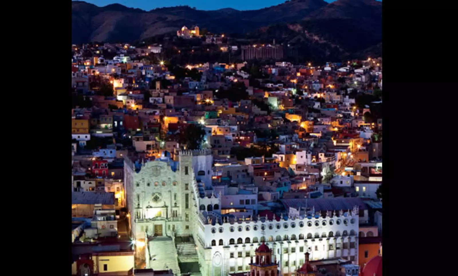 1.	Vista de la ciudad de Guanajuato desde el mirador El Pípila.